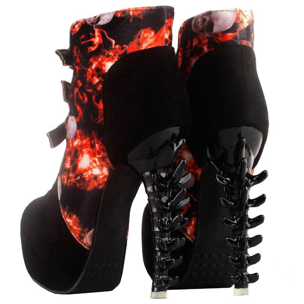 Skeleton High Heels | Skull Action