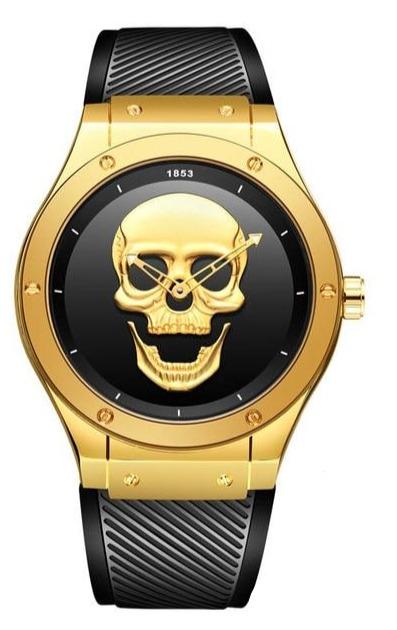 Skeleton Watch Gold And Black