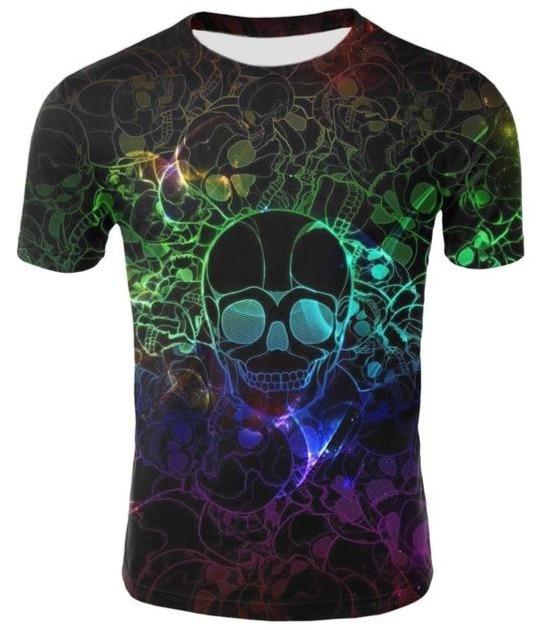 skull 3d t shirt