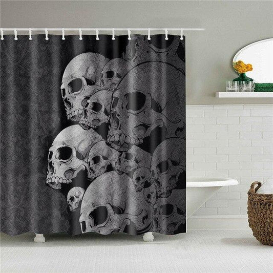 Skull And Bones Shower Curtain