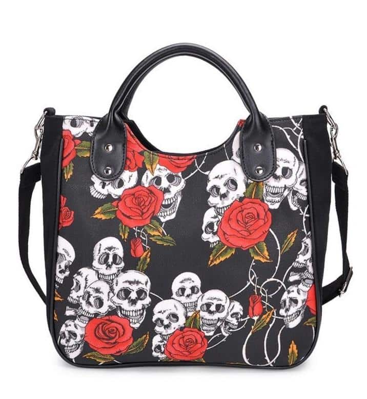 Skull And Roses Bag