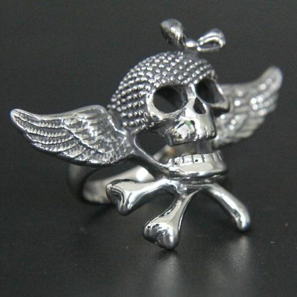 Skull And Wing Ring | Skull Action