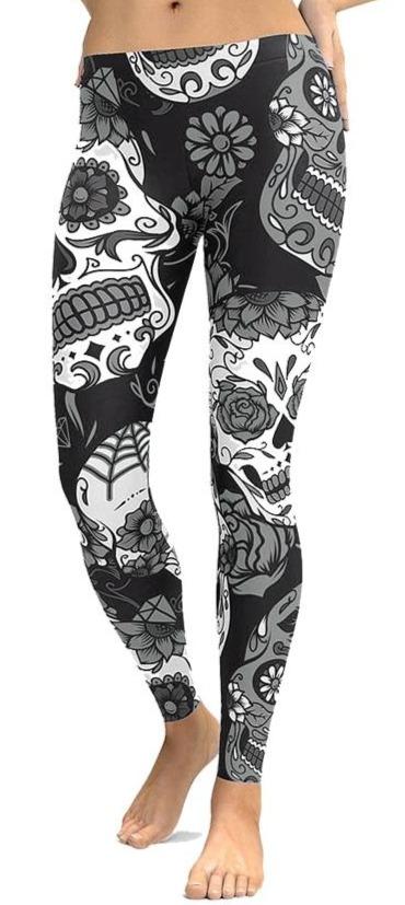 Skull Athletic Leggings | Skull Action