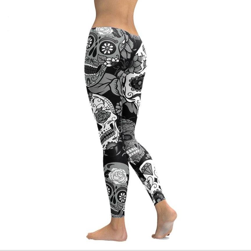 Skull Athletic Leggings | Skull Action