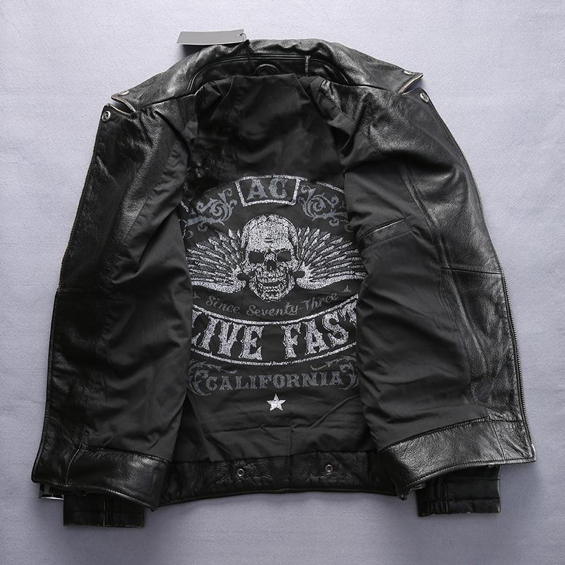 Skull Biker Jacket Mens | Skull Action