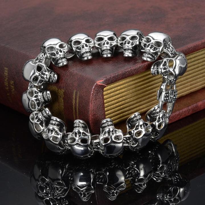 Skull Bracelet Stainless Steel | Skull Action