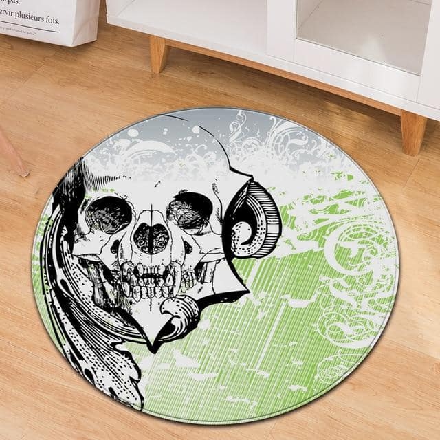 Skull Carpet Art