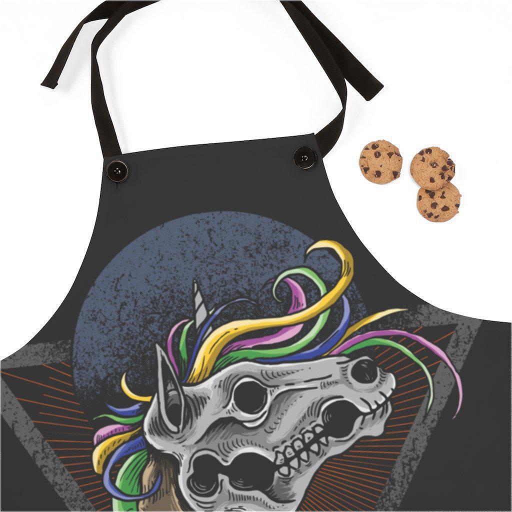 skull-cooking-aprons-unicorn