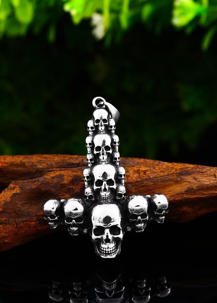 Skull Cross Necklace | Skull Action