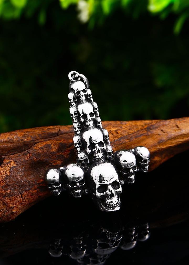 Skull Cross Necklace | Skull Action