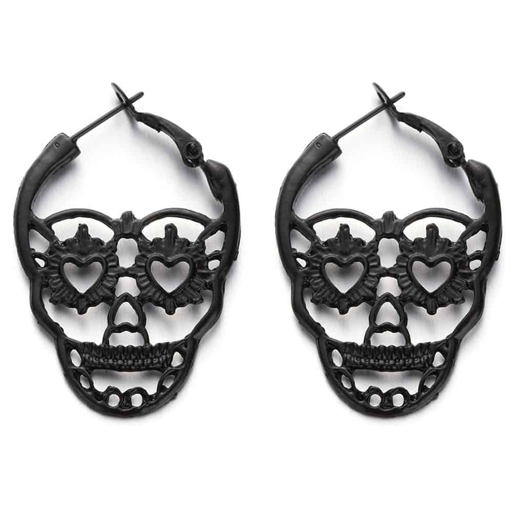 Skull Earrings Calavera