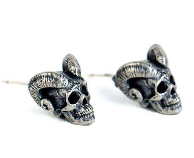Skull Earrings For Guys | Skull Action