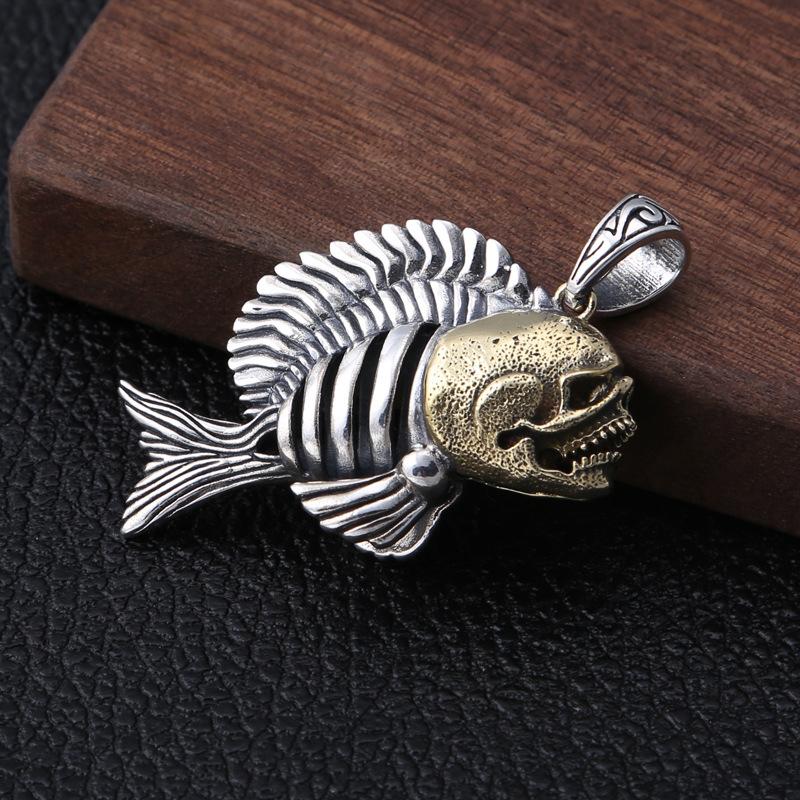 Skull Fish Necklace | Skull Action