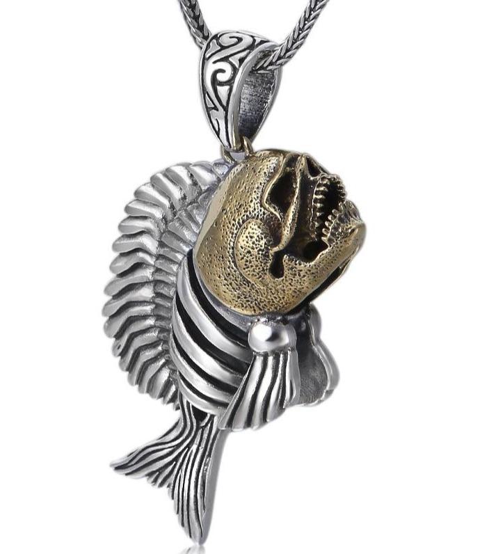 Skull Fish Necklace