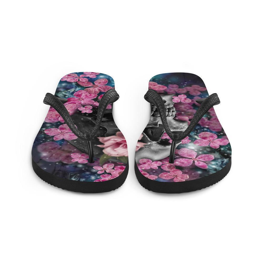 skull-flip-flop-flower-design