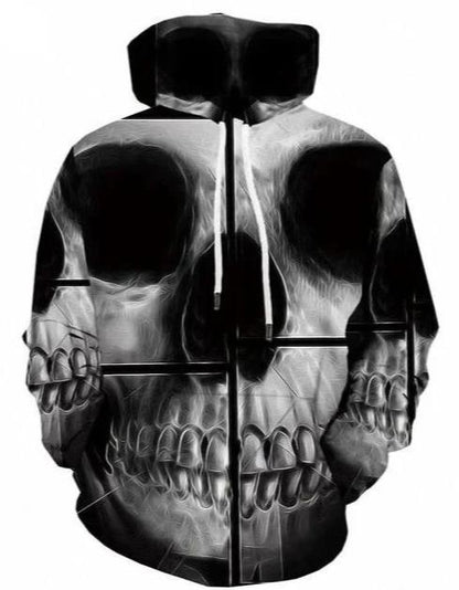 skull gothic sweatshirt