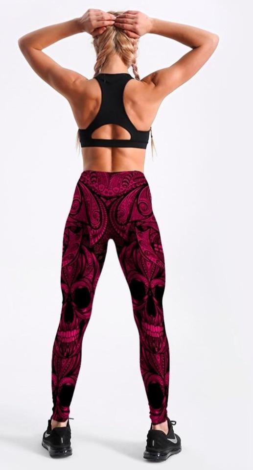 Skull Gym Leggings Skull Action