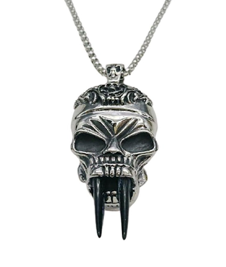 skull-head-chain-necklace