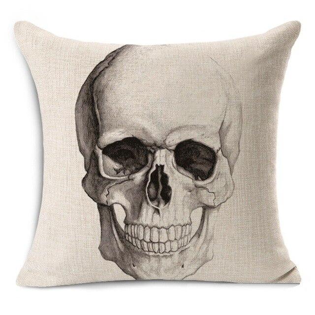 Skull Head Pillow