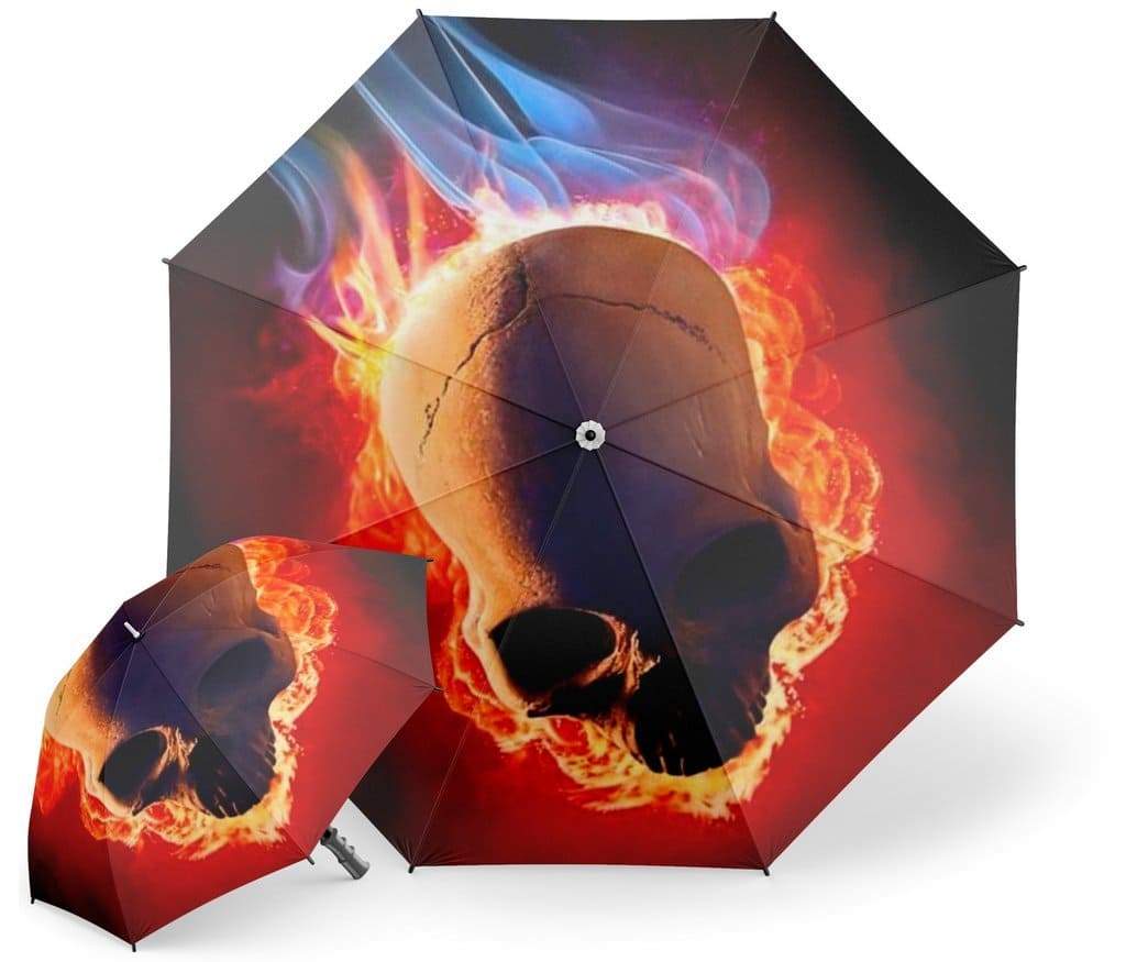 Skull Head Umbrella