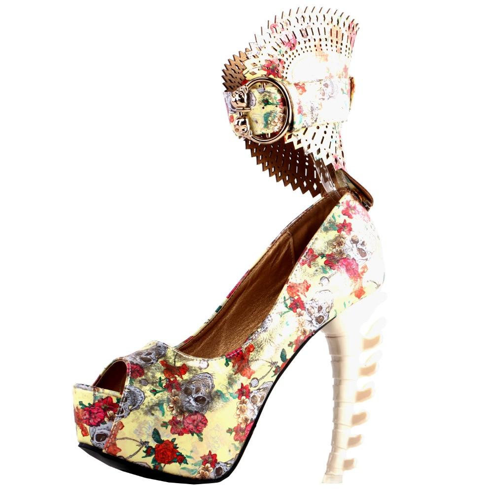 Skull Heels For Wedding | Skull Action