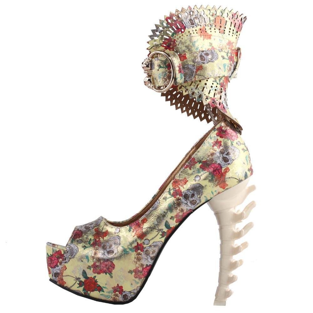 Skull Heels For Wedding | Skull Action