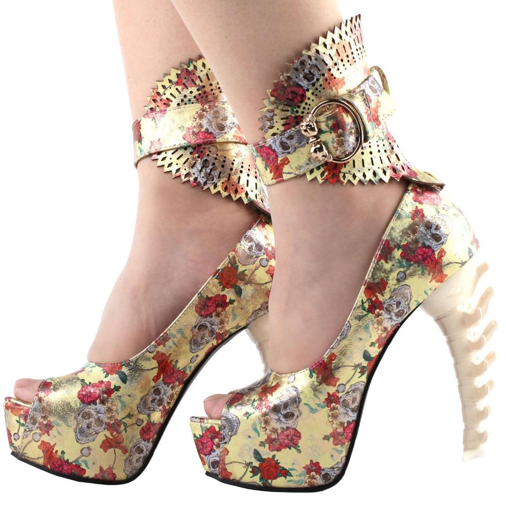 Skull Heels For Wedding | Skull Action