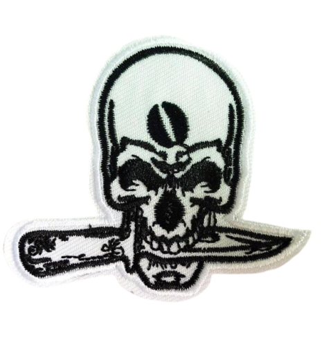 Skull Knife Patch