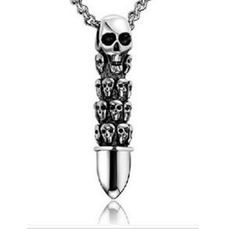 Skull Leather Necklace | Skull Action