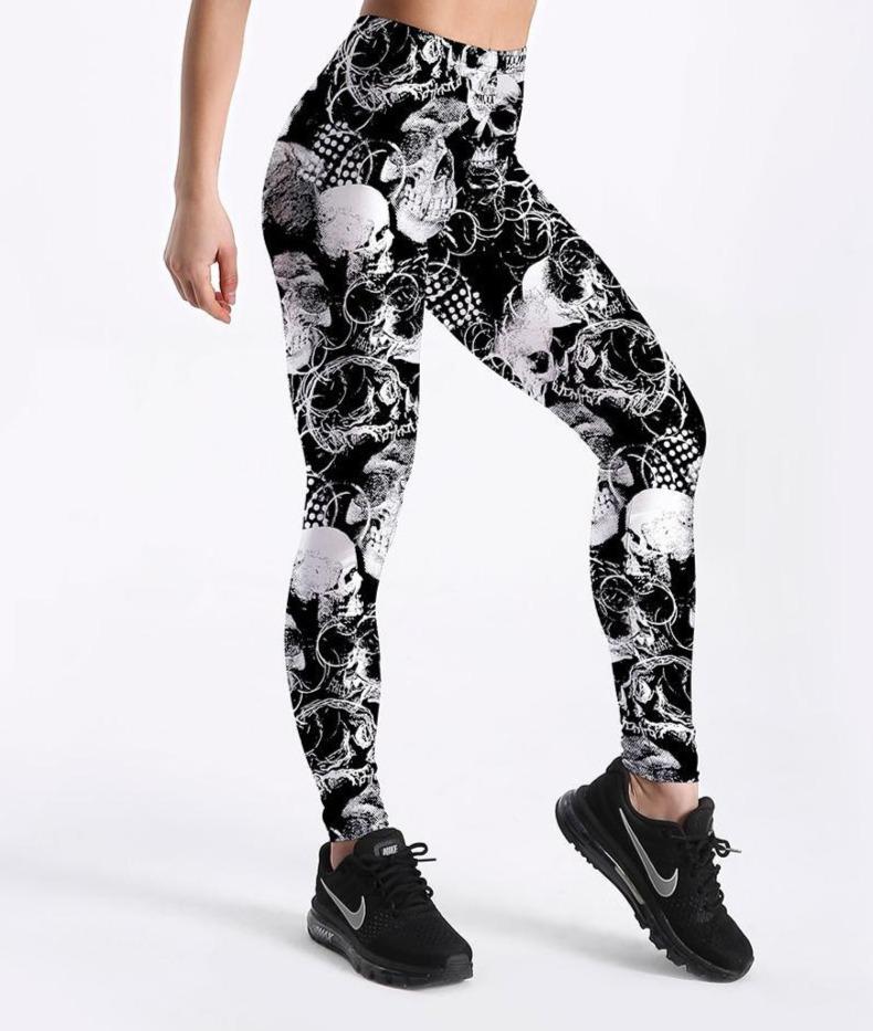 Skull Leggings For Ladies