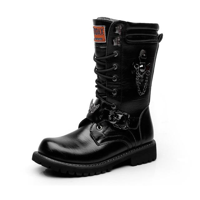 Skull Military Boots | Skull Action