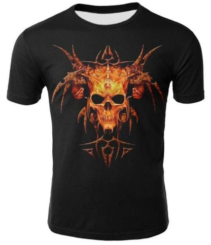 Skull Motorcycle T Shirts