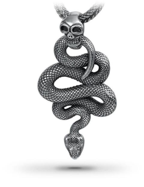 snake skull necklace