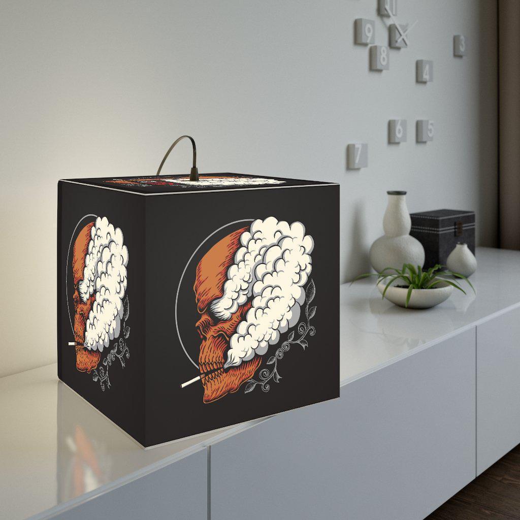 skull-orange-lamp-room