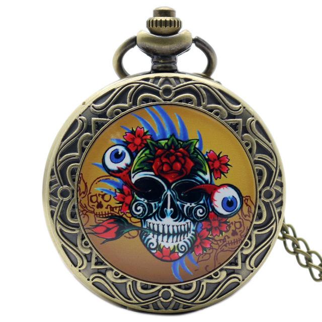Skull Pocket Watch Chain