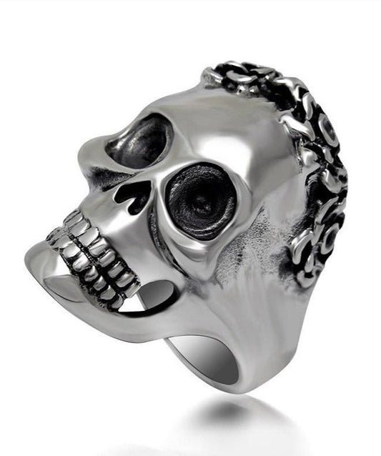 skull ring jewellery