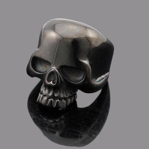  black skull ring pop