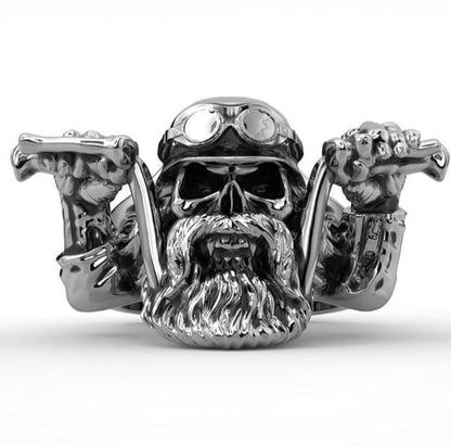skull ring rider