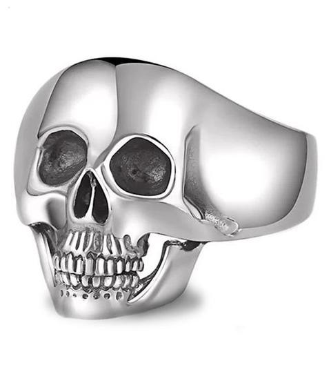 skull ring silver 925