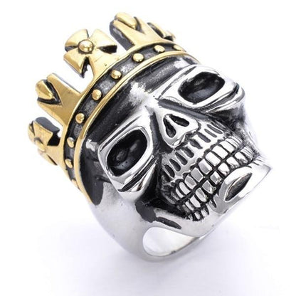 Skull Ring With Crown | Skull Action