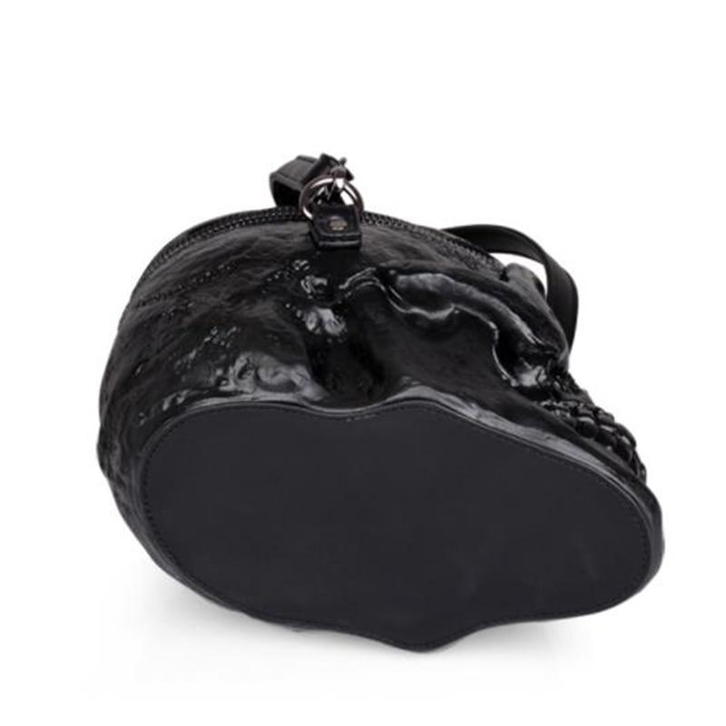 Skull Shaped Bag black head