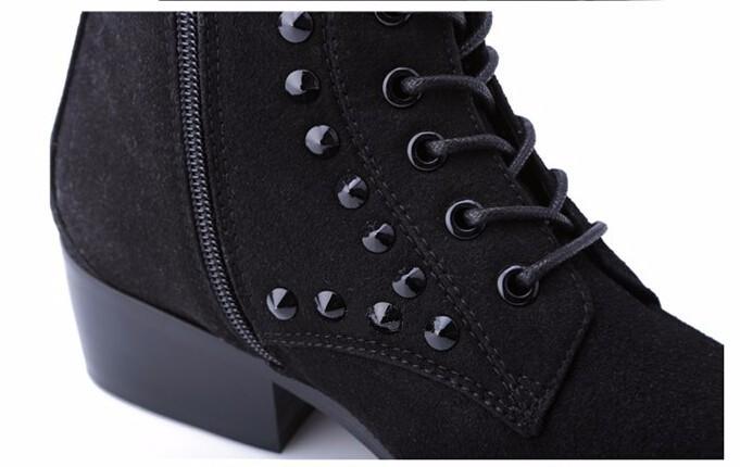 Skull Suede Boots | Skull Action