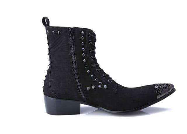 Skull Suede Boots | Skull Action
