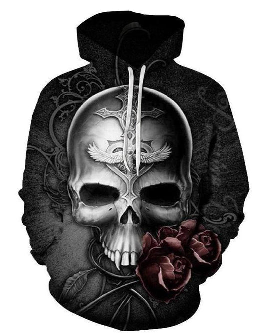 Skull Sweatshirt Mens