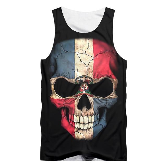 Skull Tank Top Men