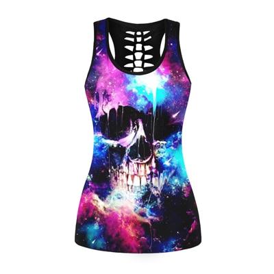 Skull Tank Top Womens