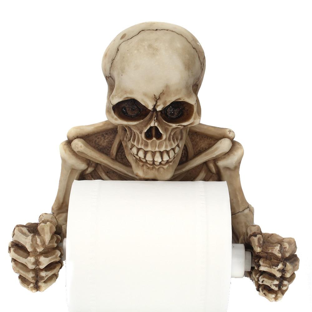 Skull Toilet Paper Holder | Skull Action