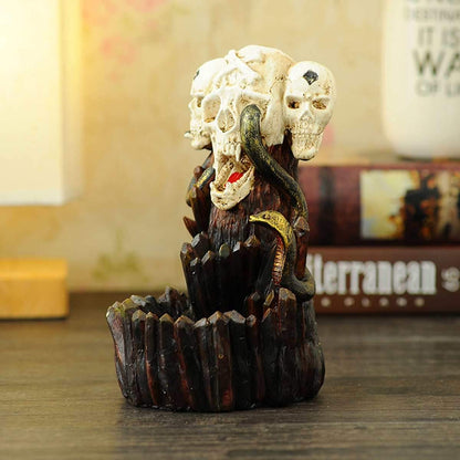 Skull Waterfall Incense Burner | Skull Action