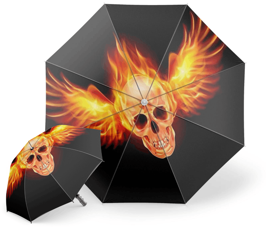 Skull Wing Umbrella