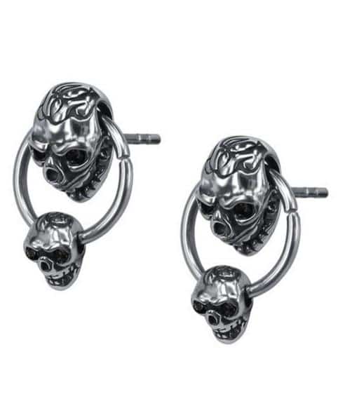 Skull Wire Earrings